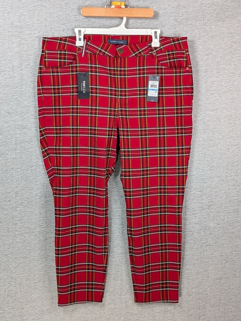 Tommy Hilfiger Tribeca Skinny Patterned Pants - Picture 5 of 15